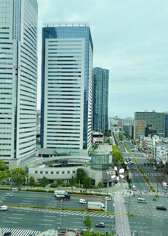 东京城市鸟瞰图图片素材
