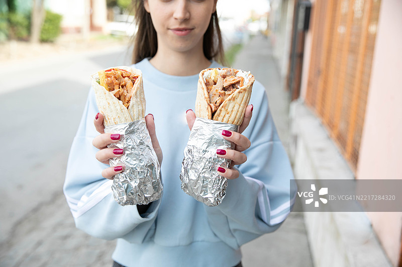 希腊旋转烤肉图片素材