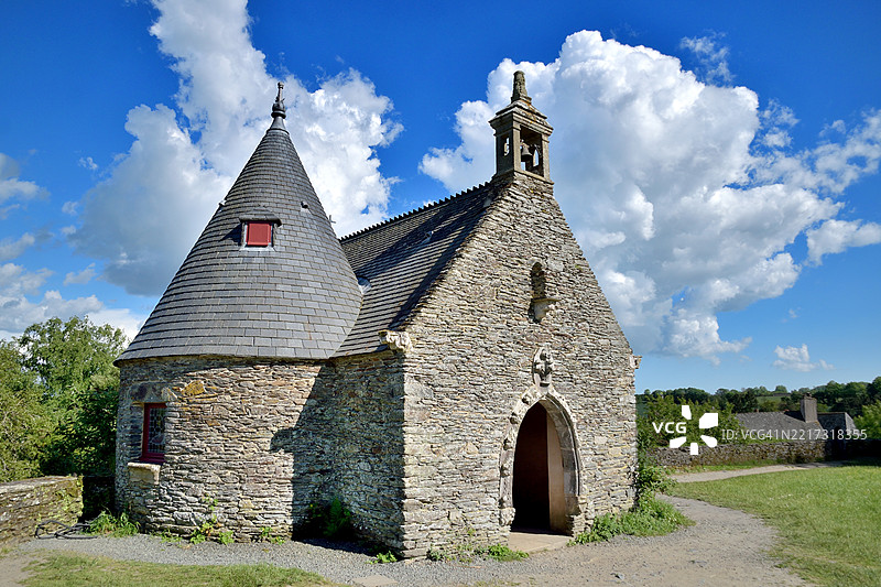 罗什福尔昂泰尔，城堡教堂。图片素材