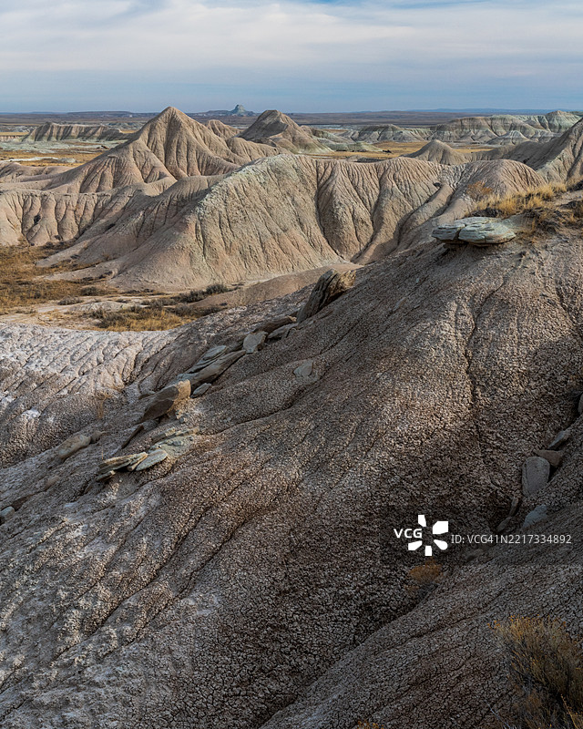 内布拉斯加州西部的蘑菇石地质公园， 美国图片素材