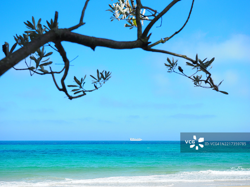 海洋与天空的美丽景色图片素材