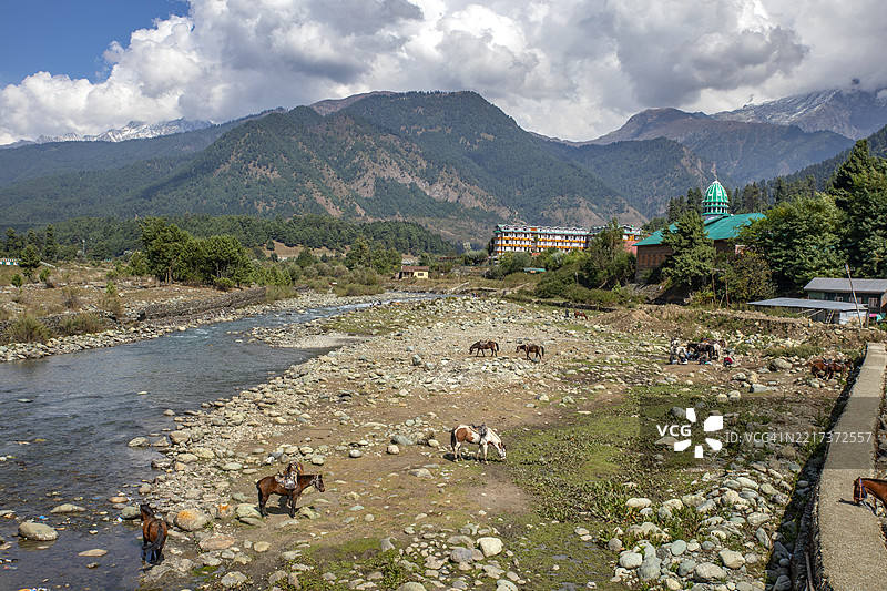 帕哈拉甘提供马术骑行，包括前往巴伊萨兰谷等热门目的地。图片素材