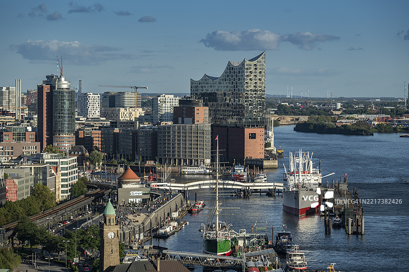 城市建筑的鸟瞰图图片素材
