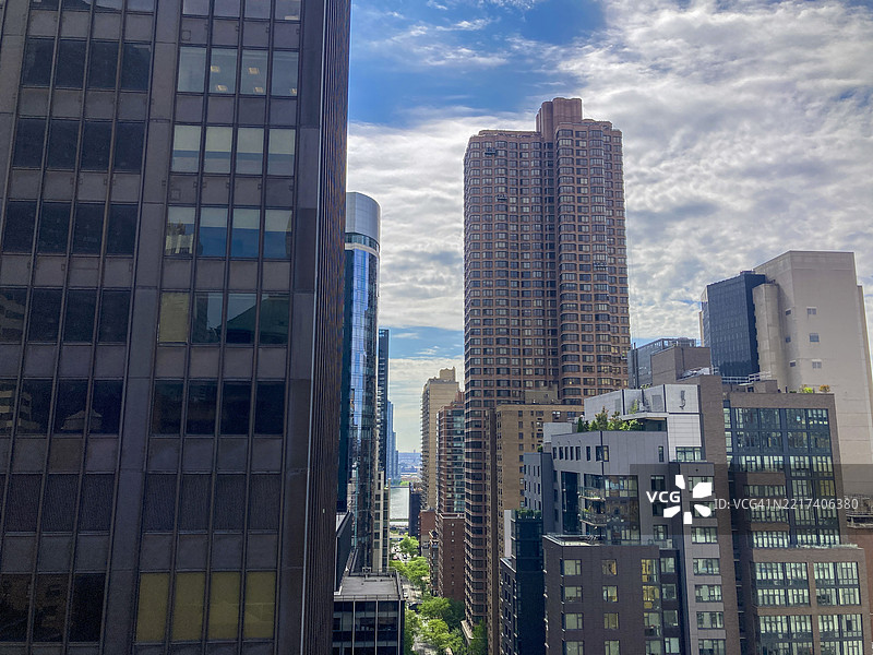 曼哈顿中城的场景图片素材