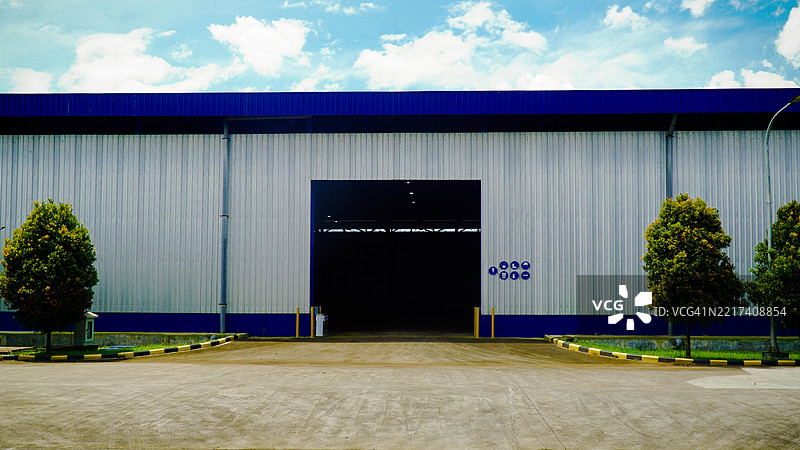 工业仓库建筑外观图片素材