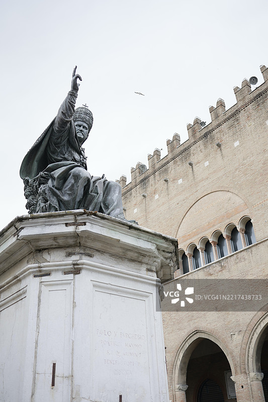 里米尼的雕像图片素材