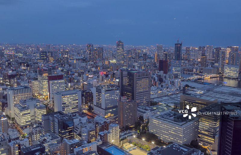 日本东京的摩天大楼图片素材