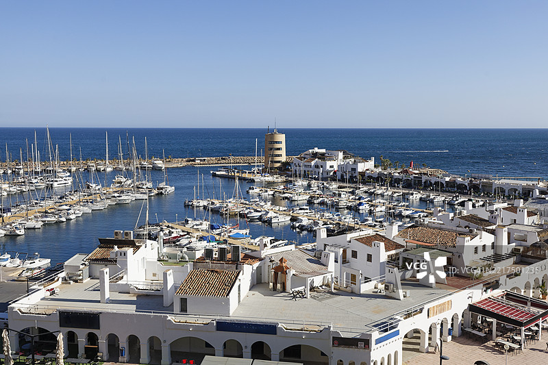 游艇码头。图片素材