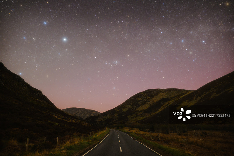 星座与银河系图片素材