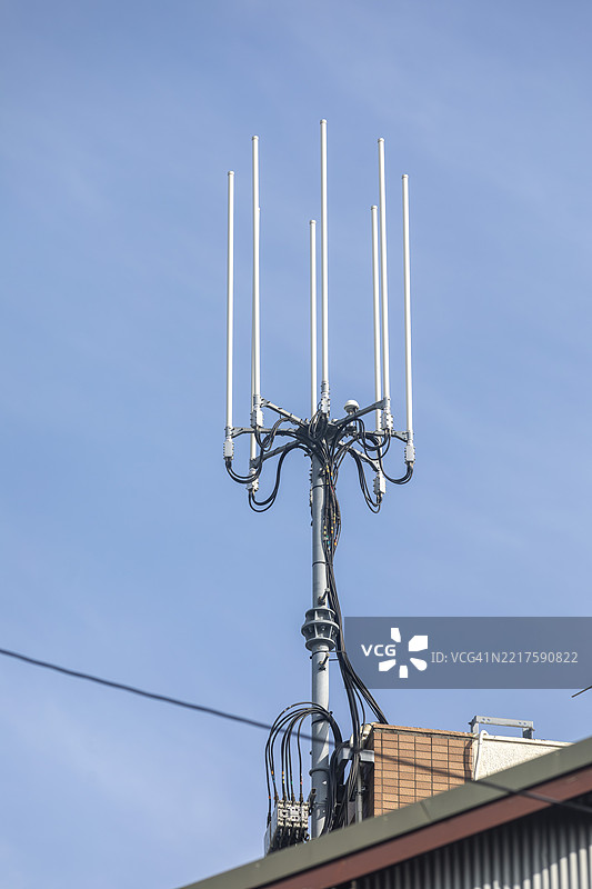 野毛山顶的天线图片素材