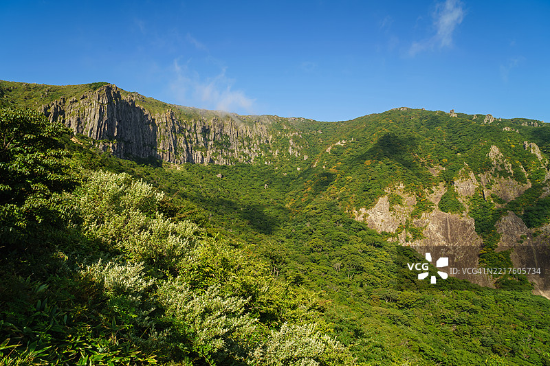 汉拿山悬崖图片素材