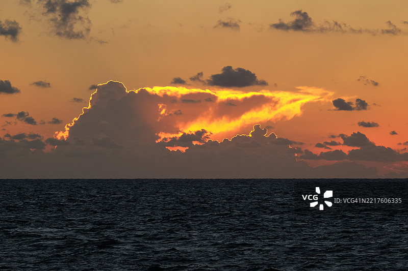 日落云彩图片素材