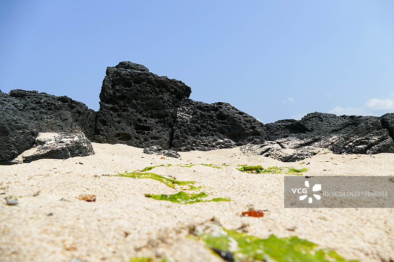 济州火山岩图片素材