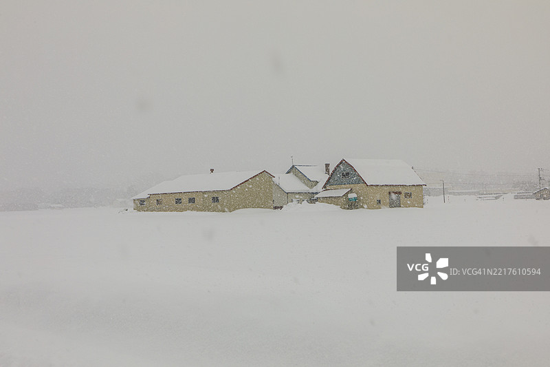北海道雪景色图片素材