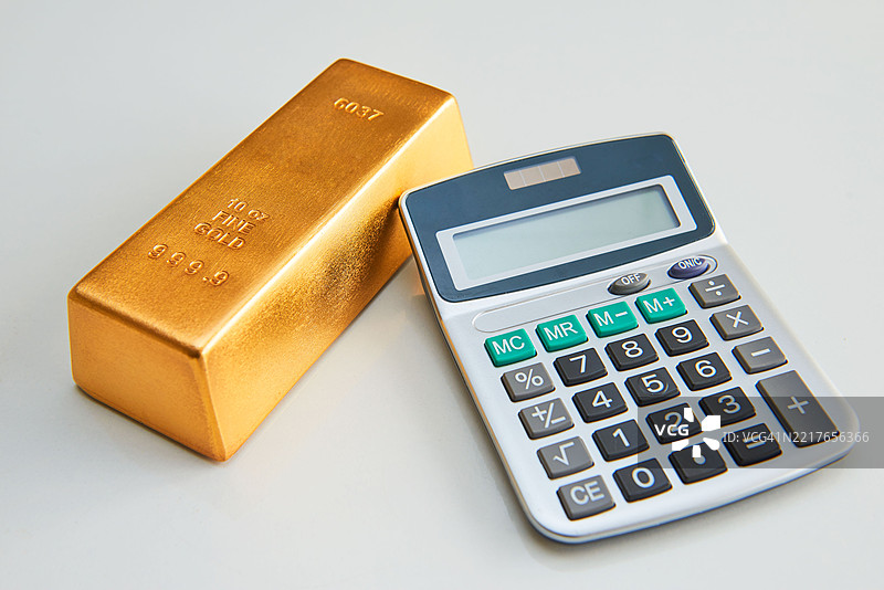 黄金价格。图片素材