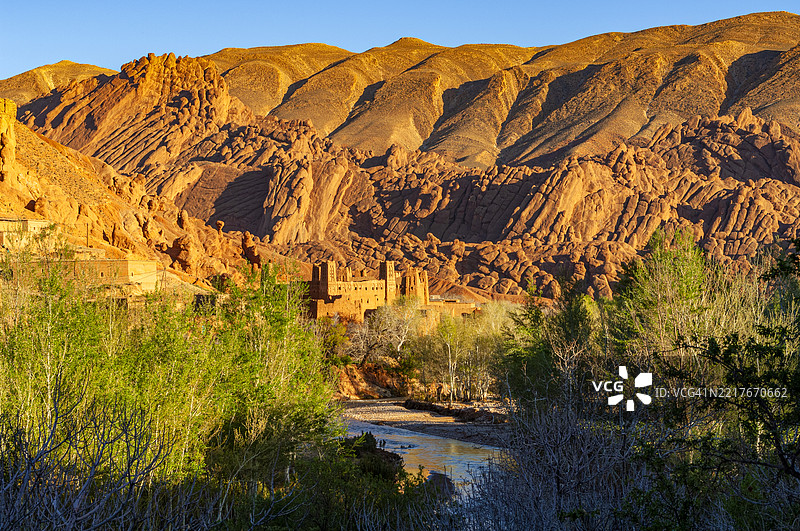 摩洛哥，达德斯河谷的阿伊特·阿尔比卡斯巴图片素材