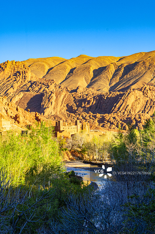 摩洛哥，达德斯河谷的阿伊特·阿尔比卡斯巴图片素材