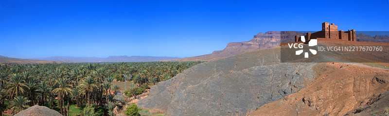 摩洛哥，塔姆努加尔特卡斯巴城堡图片素材
