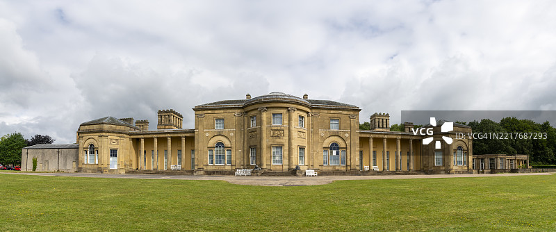 希顿公园的希顿大厅，曼彻斯特，英格兰图片素材