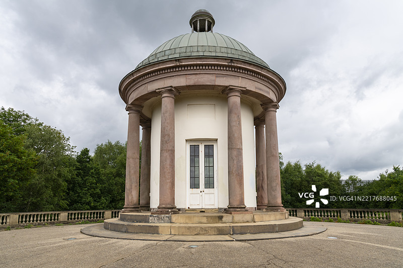 曼彻斯特希顿公园的寺庙图片素材