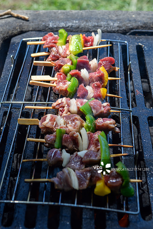 牛肉串烧图片素材