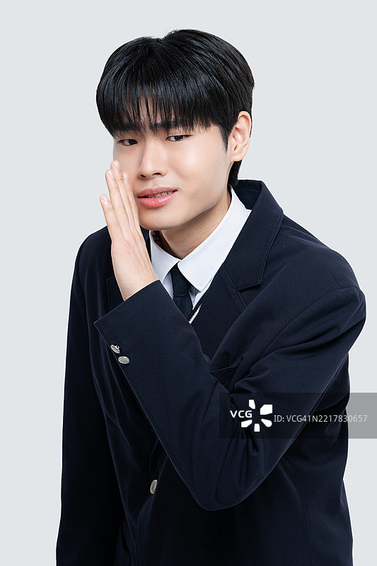 教育，考试者，高考，成人学生，青少年，窃取，隐私，嘘，谈话图片素材