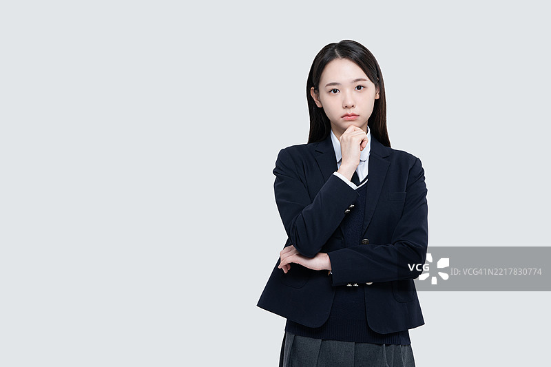 教育，考试者，大学学力测试，成人学生，青少年，女性，少女图片素材