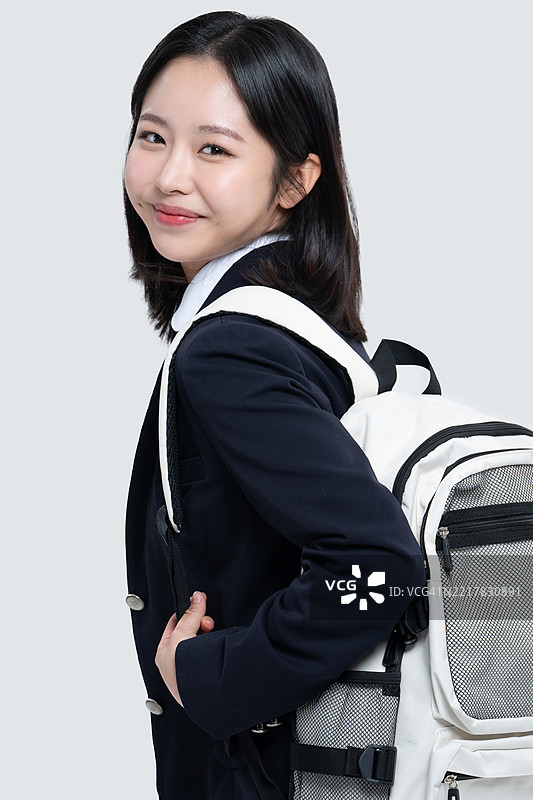 教育，考试者，大学学力测试，成人学生，青少年，女性，少女，书包图片素材