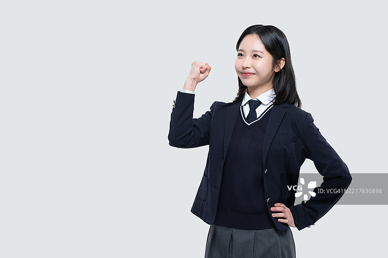 教育，考试者，大学学力测试，成人学生，青少年，女性，少女，斗争图片素材