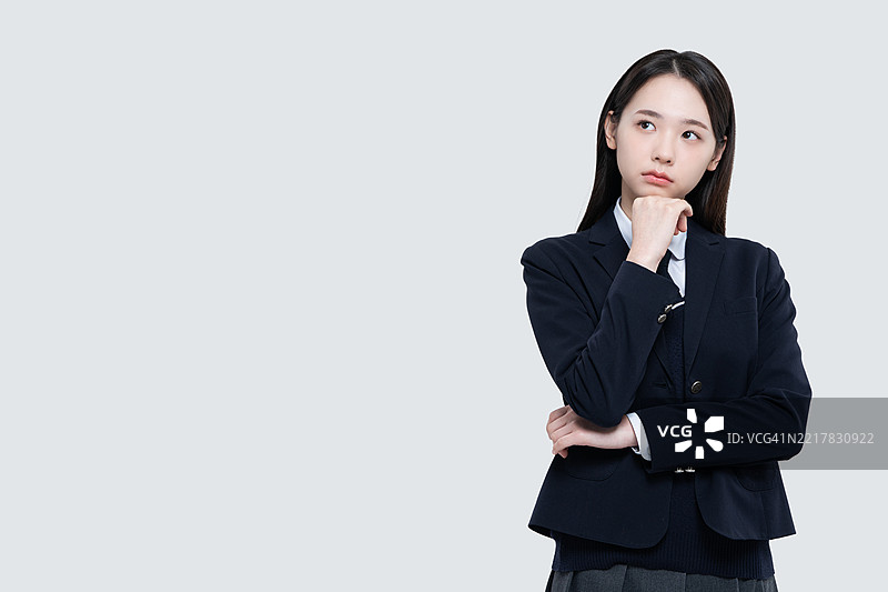 教育，考试者，大学学业能力测试，成人学生，青少年，女性，少女图片素材