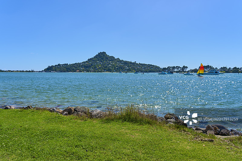 新西兰北岛怀卡托地区塔伊鲁阿的塔伊鲁阿河夏季景色图片素材
