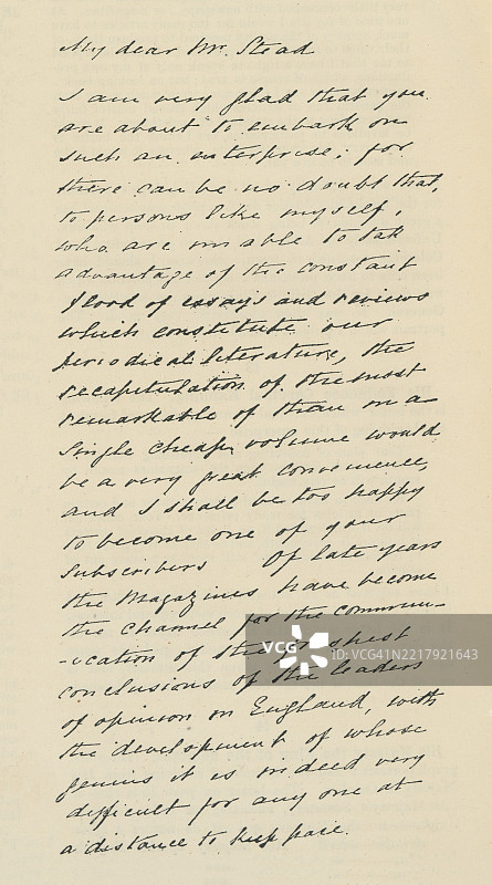 弗雷德里克·汉密尔顿-坦普尔-布莱克伍德，第一代达芬和阿瓦侯爵（1826年6月21日 - 1902年2月12日）的信件，他是一位英国公职人员和维多利亚社会的杰出成员。图片素材