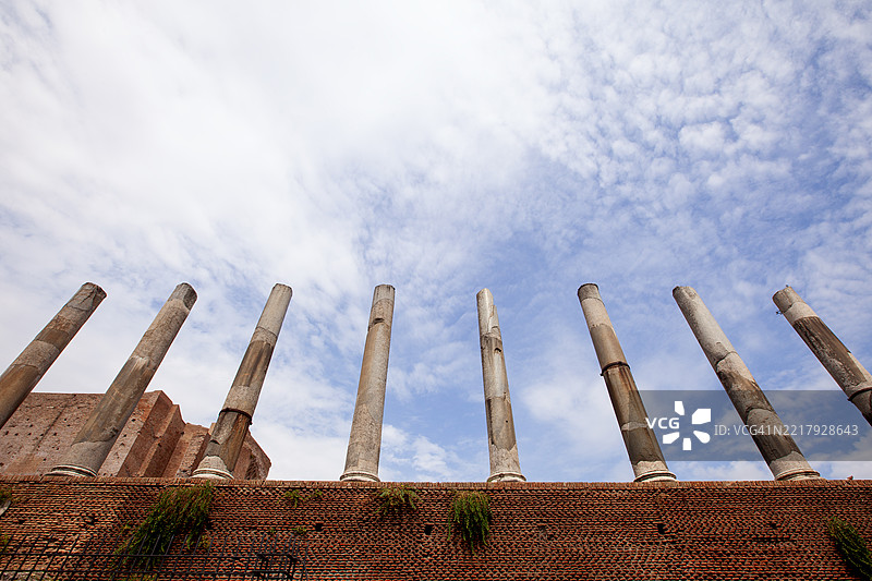 意大利罗马 - 2023年9月16日：帝国广场遗址图片素材