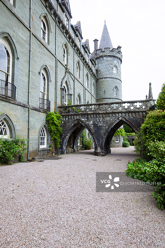 因弗雷里城堡与花园图片素材