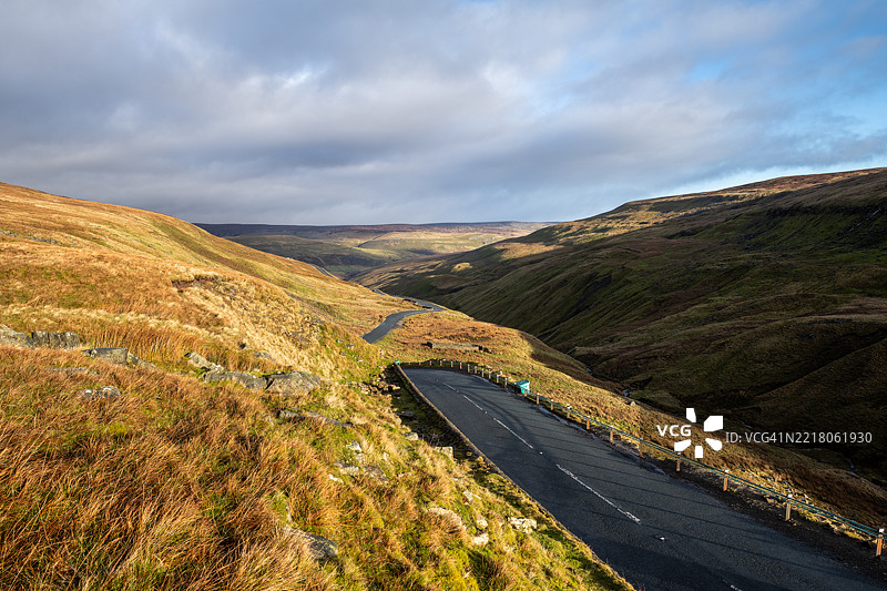 约克郡山谷的山口图片素材