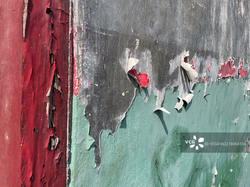 剥落的风化墙壁图片素材