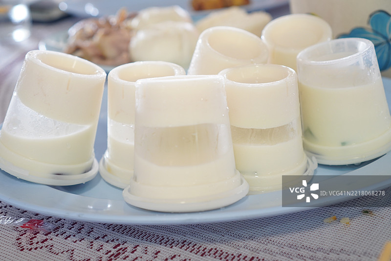 豆腐鲜奶图片素材