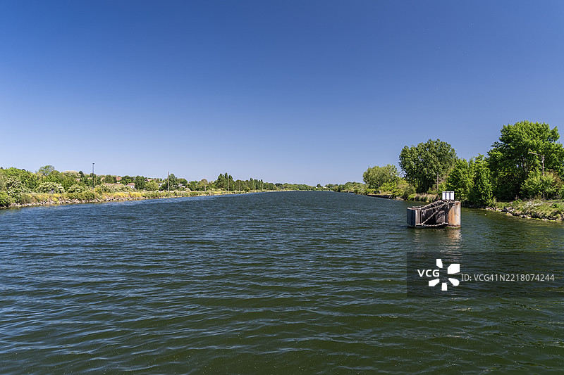 从佩加苏斯桥俯瞰凯恩运河图片素材