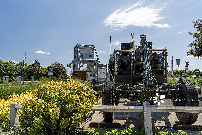 佩加索斯桥，位于法国诺曼底贝努维尔的二战地标图片素材