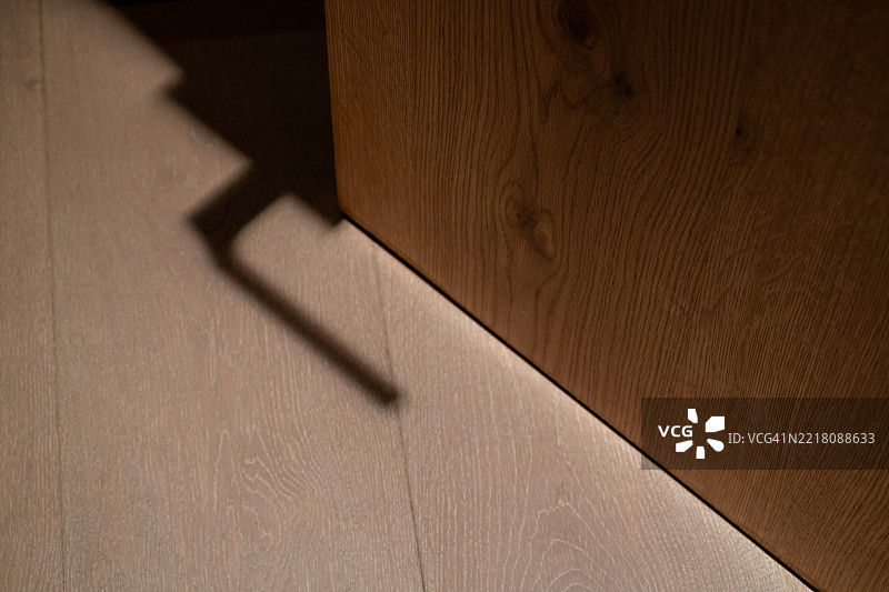 木质表面的阴影图片素材