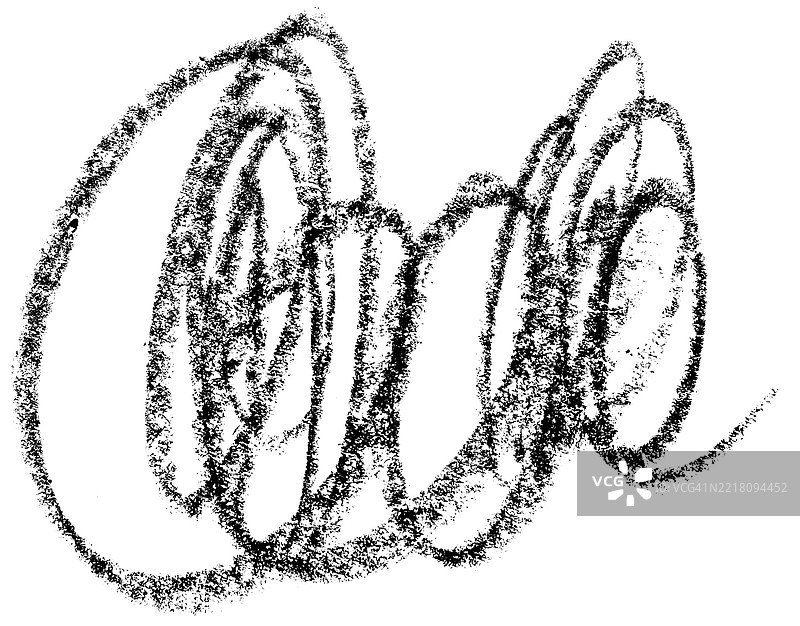 白色上的涂鸦图片素材