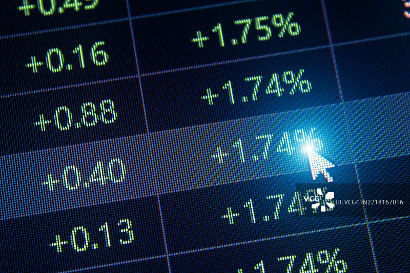 波动的股票价格，金融市场波动，股票价格变化，股票交易，市场经济图片素材