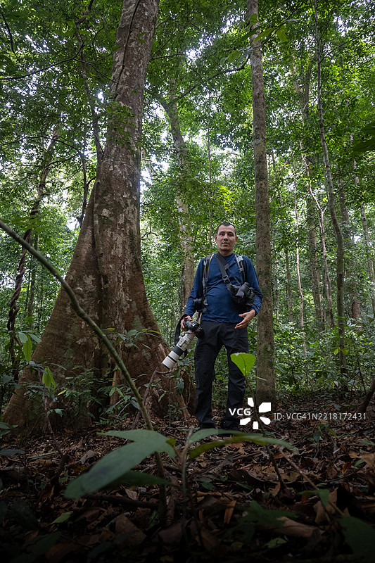 自然中的摄影师 - 股票照片图片素材