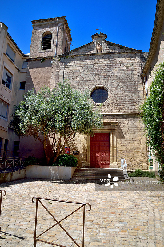 佩泽纳斯，圣乌尔苏拉教堂（前乌尔苏林修道院）图片素材