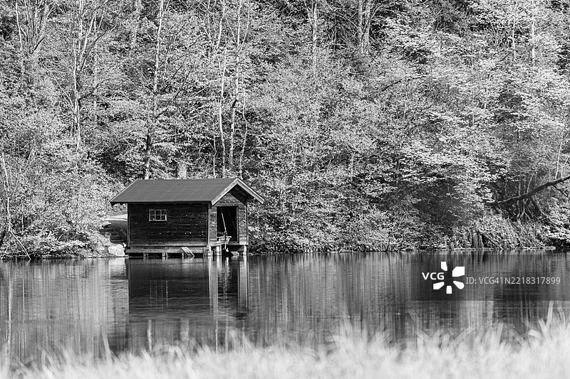 湖泊的景观图片素材