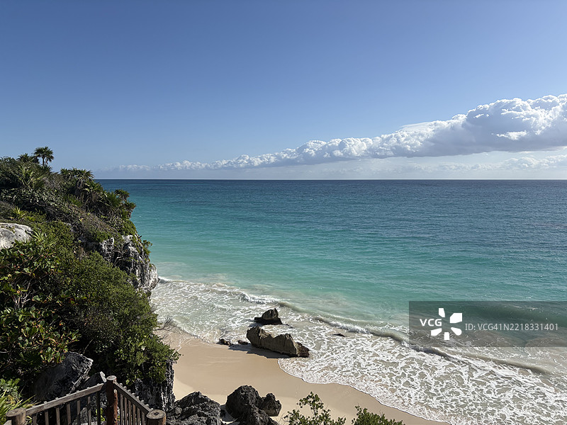 海洋与天空的美丽景色图片素材