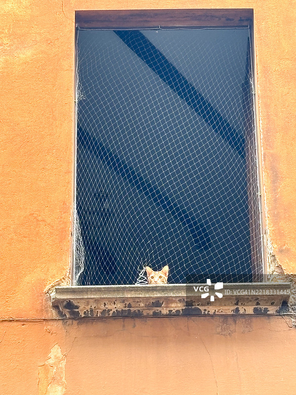 墙上的窗户特写图片素材