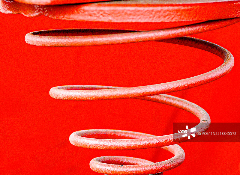 卷曲弹簧图片素材