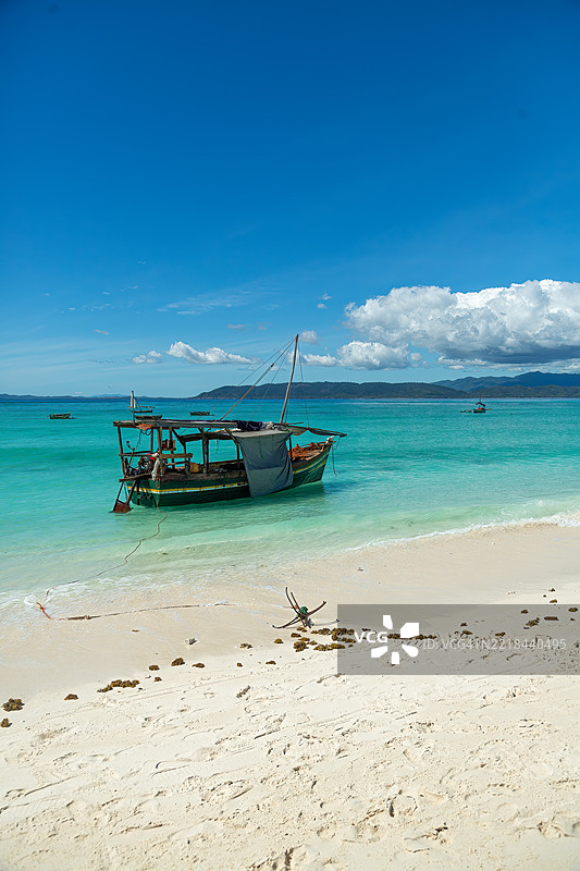 宁静的绿松石色 – 诺西伊朗贾，马达加斯加图片素材