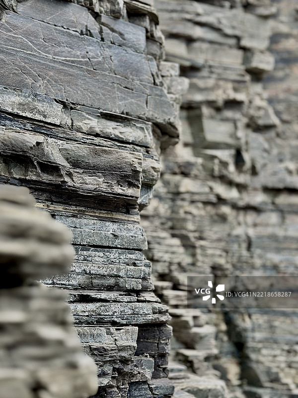 西班牙卢戈的石墙全景拍摄图片素材